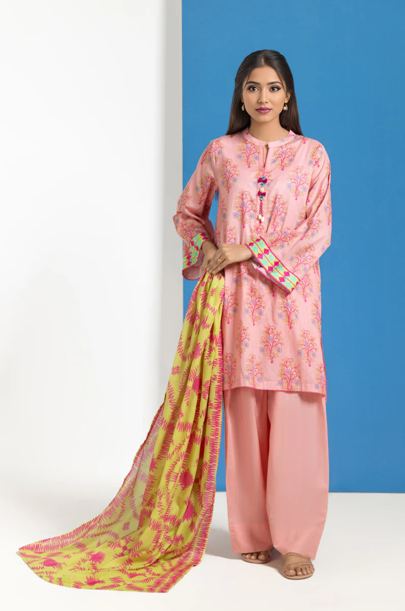 S-Pink-Lawn-3 Piece (WPS25P3075) - Image 4