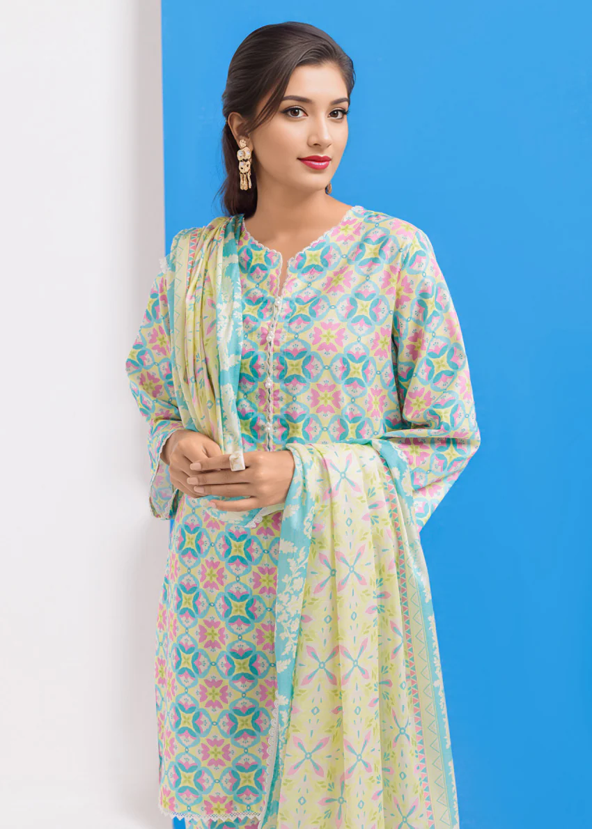 Yellow-Cambric-3 Piece (WPS25P3082) - Image 4