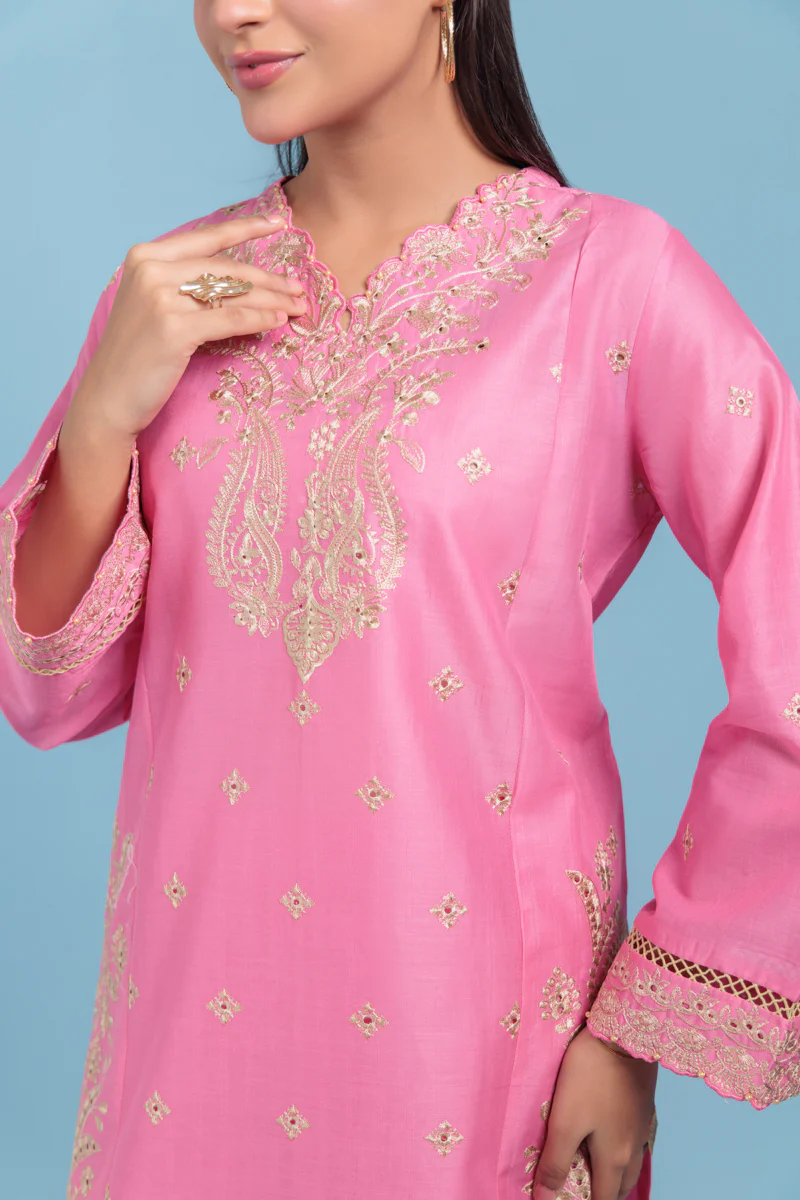 L-Pink-Cambric-2 Piece (WPS25SE2011) - Image 3