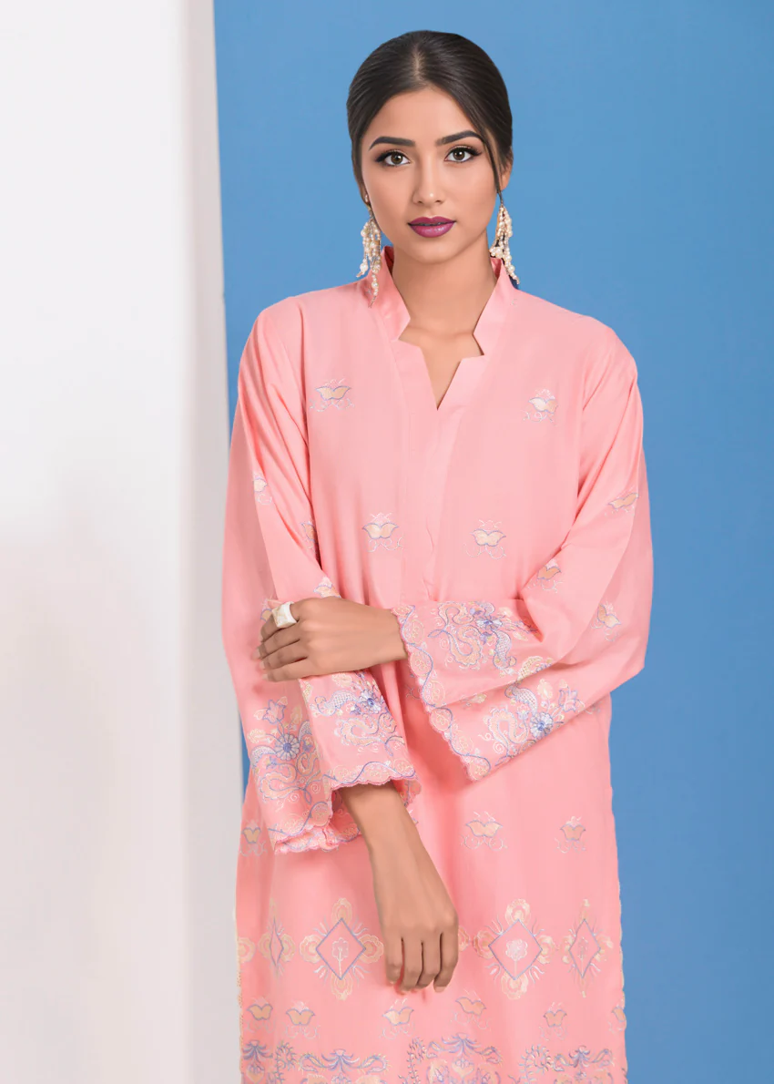 Pink-Cambric-2 Piece (WPS25SE2033) - Image 5