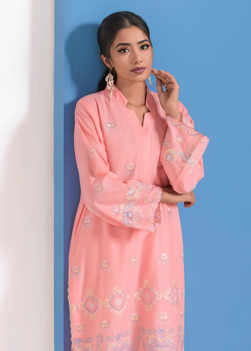 Pink-Cambric-2 Piece (WPS25SE2033) - Image 7