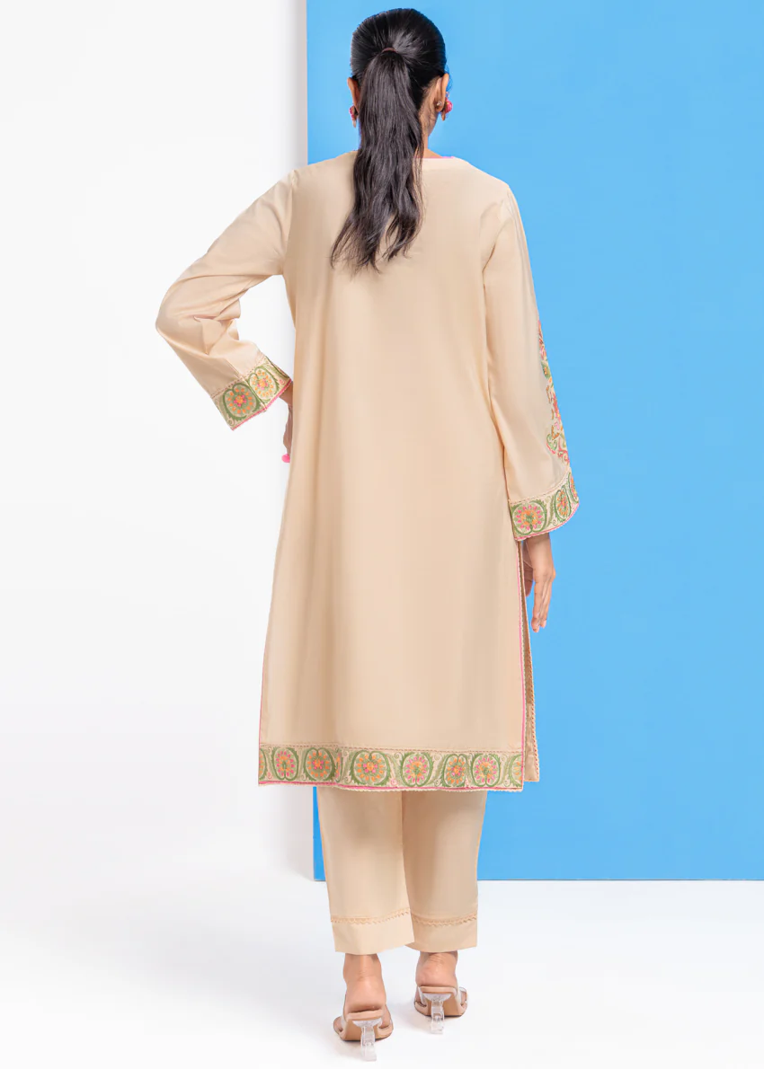 Caramel-Cotton Silk-2 Piece (WPS25SE2045) - Image 2