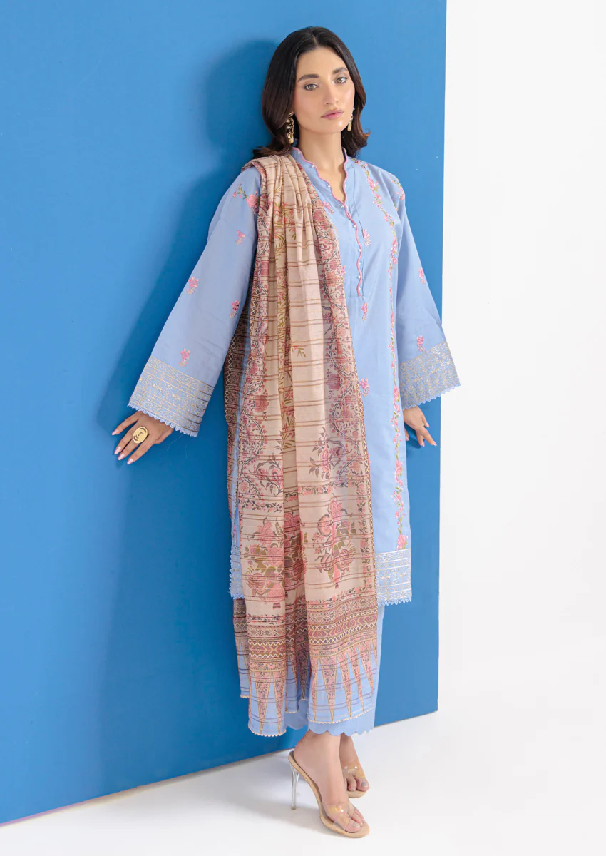 Lavender-Cotton Silk-3 Piece (WPS25SE3021) - Image 5