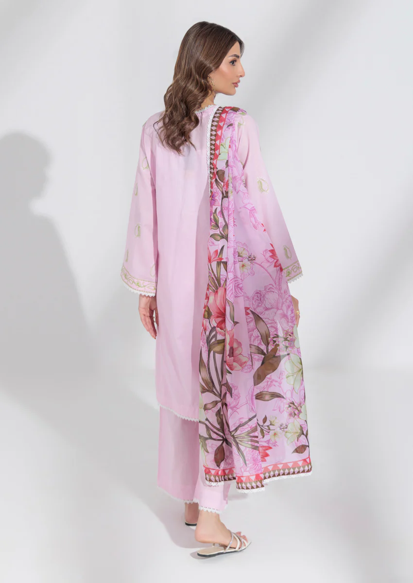 B-Pink-Cambric-3 Piece (WPS25SE3067) - Image 2
