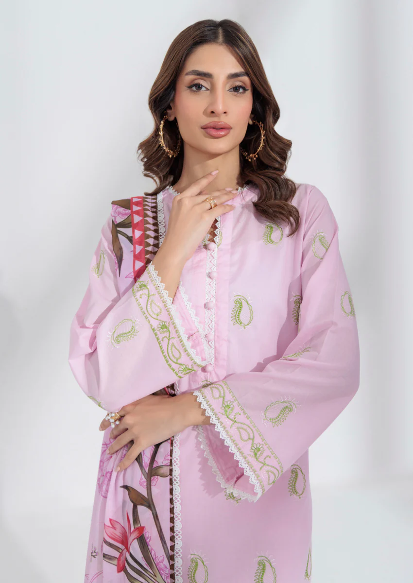 B-Pink-Cambric-3 Piece (WPS25SE3067) - Image 5