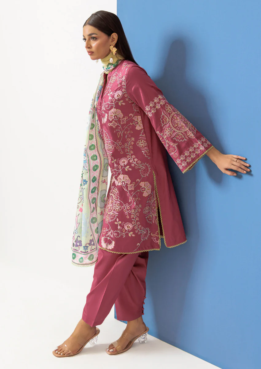 Pink-Cambric-3 Piece (WPS25SE3070) - Image 4
