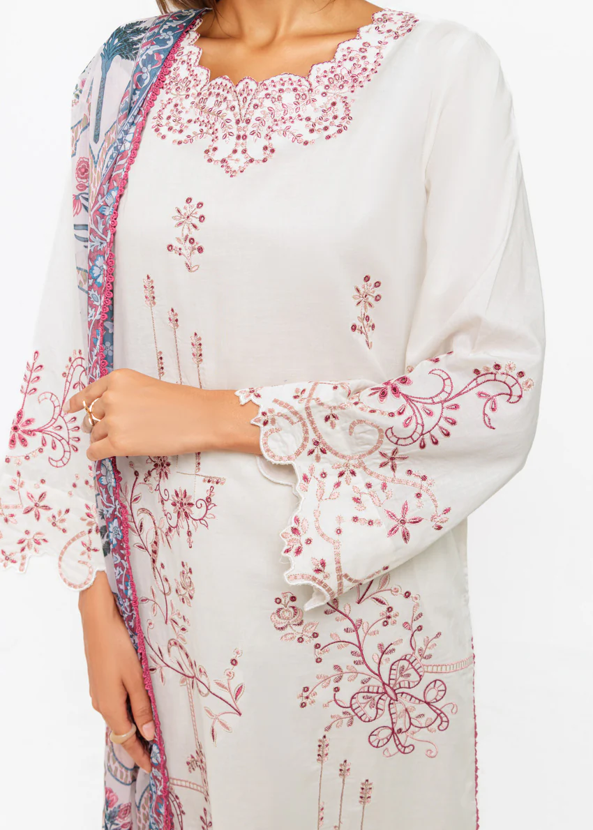 P-White-Cambric-3 Piece (WPS25SE3072) - Image 3