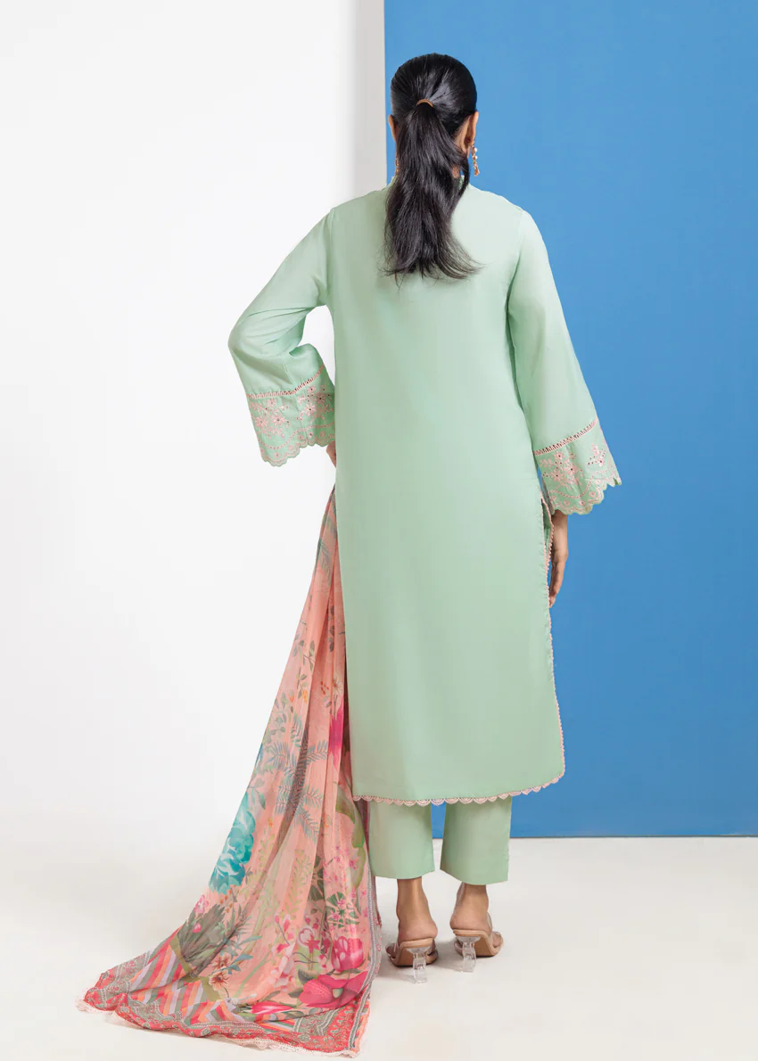 Mt-Green-Cambric-3 Piece (WPS25SE3088) - Image 2