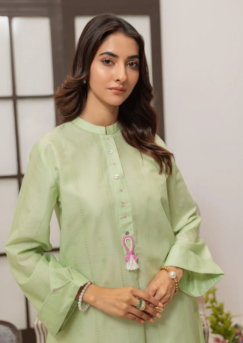 T-Green-Jacquard-1 Piece (WPS25SL1001) - Image 3