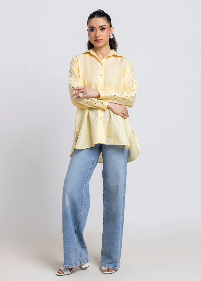 P-Yellow-Jacquard-1 Piece (WPS25SL1004) - Image 6