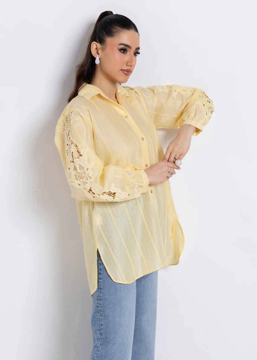 P-Yellow-Jacquard-1 Piece (WPS25SL1004) - Image 7