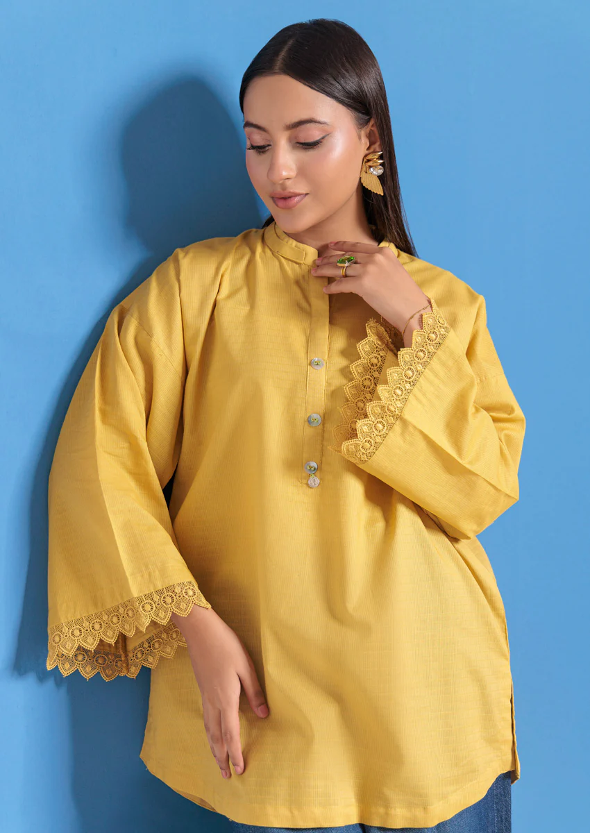 L-Yellow-Jacquard-1 Piece (WPS25SL1025) - Image 5