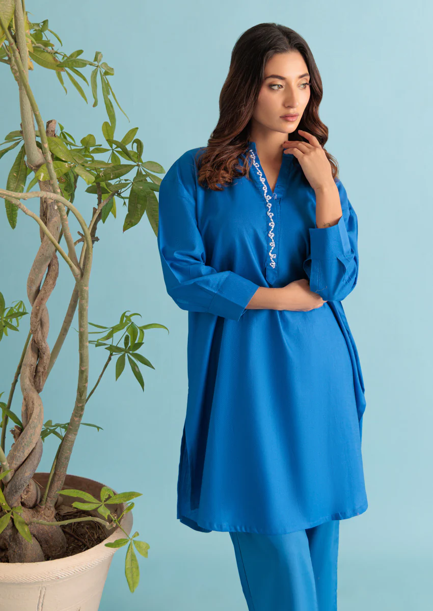 Blue-Jacquard-2 Piece (WPS25SL2004) - Image 5