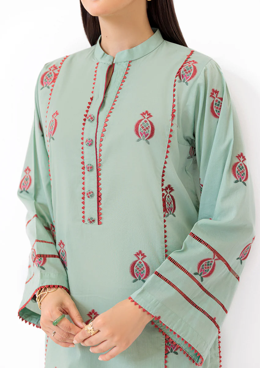 Sage-Jacquard-2 Piece (WPS25SL2008) - Image 3