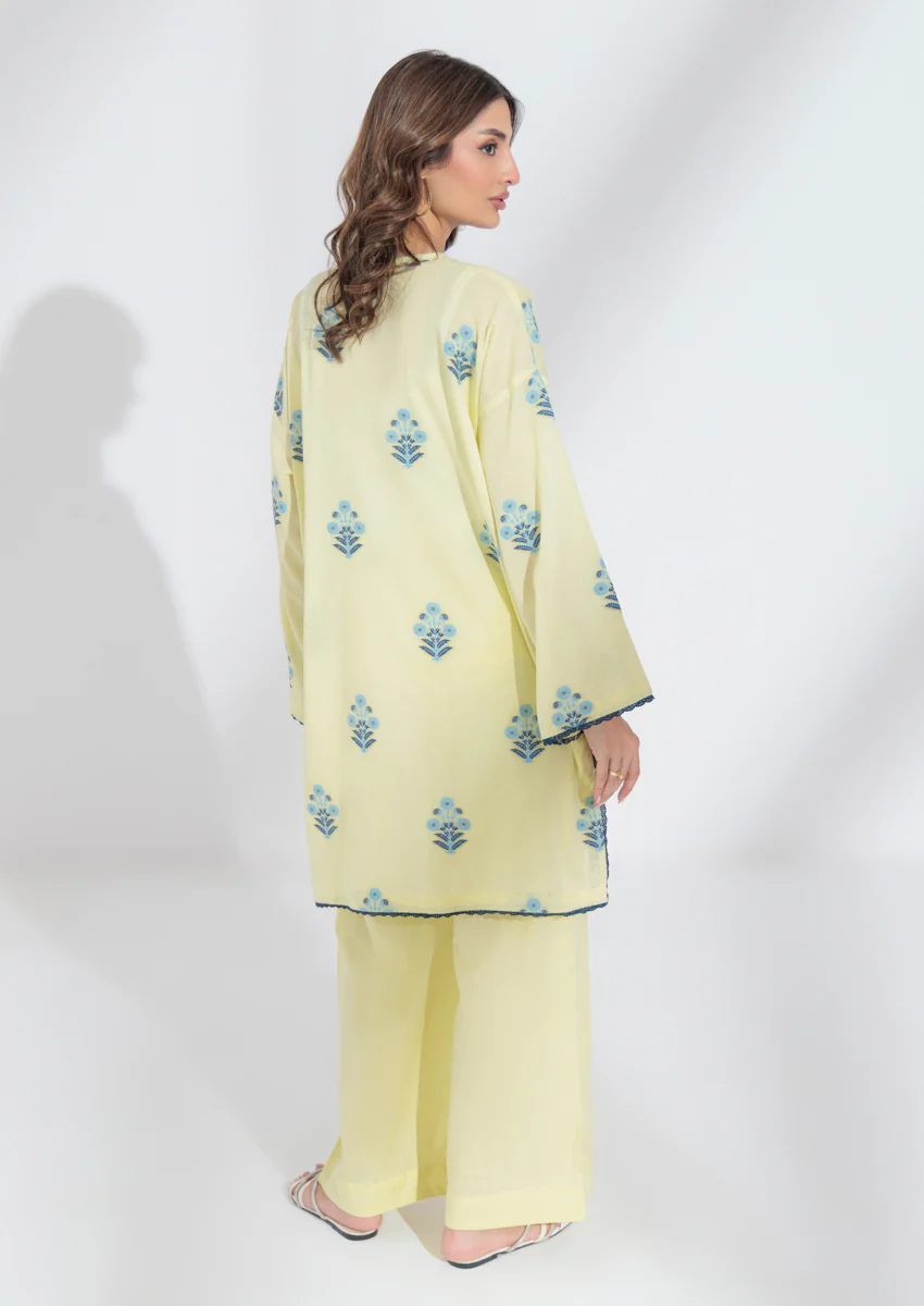 L-Yellow-Jacquard-2 Piece (WPS25SL2009) - Image 2