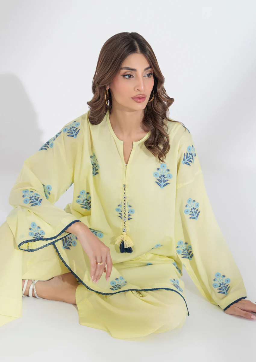 L-Yellow-Jacquard-2 Piece (WPS25SL2009) - Image 3