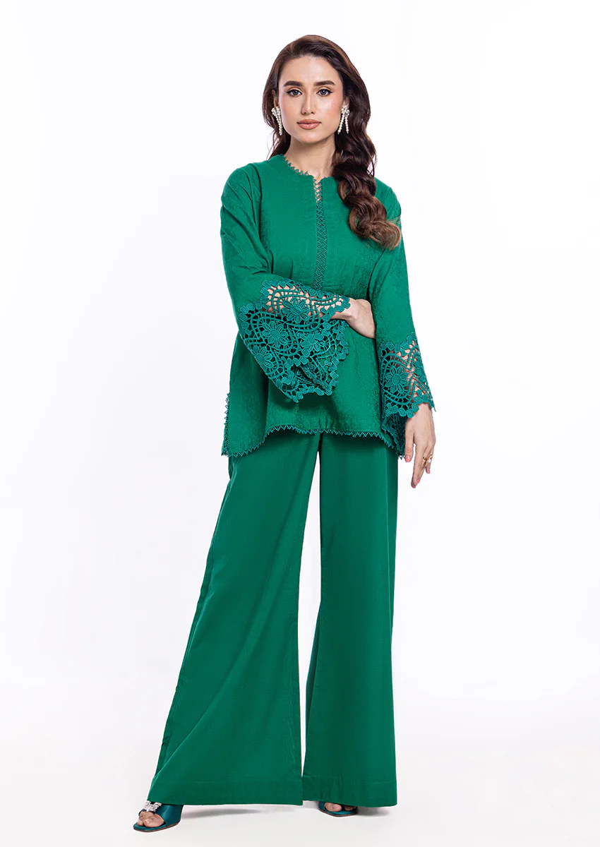Green-Jacquard-2 Piece (WPS25SL2013) - Image 3