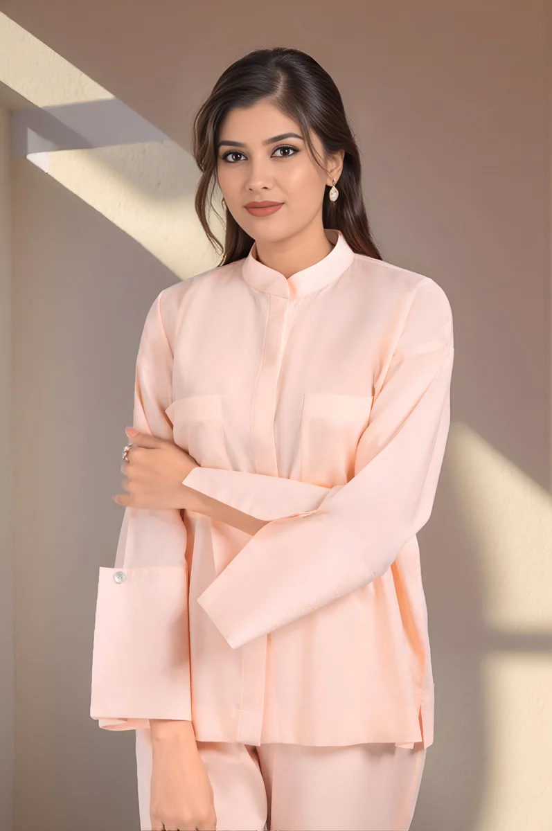 Peach-Cambric-2 Piece (WPS25Sl2019) - Image 6