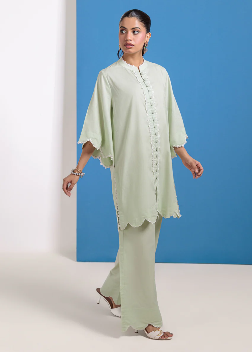Mt-Green-Jacquard-2 Piece (WPS25SL2021) - Image 4