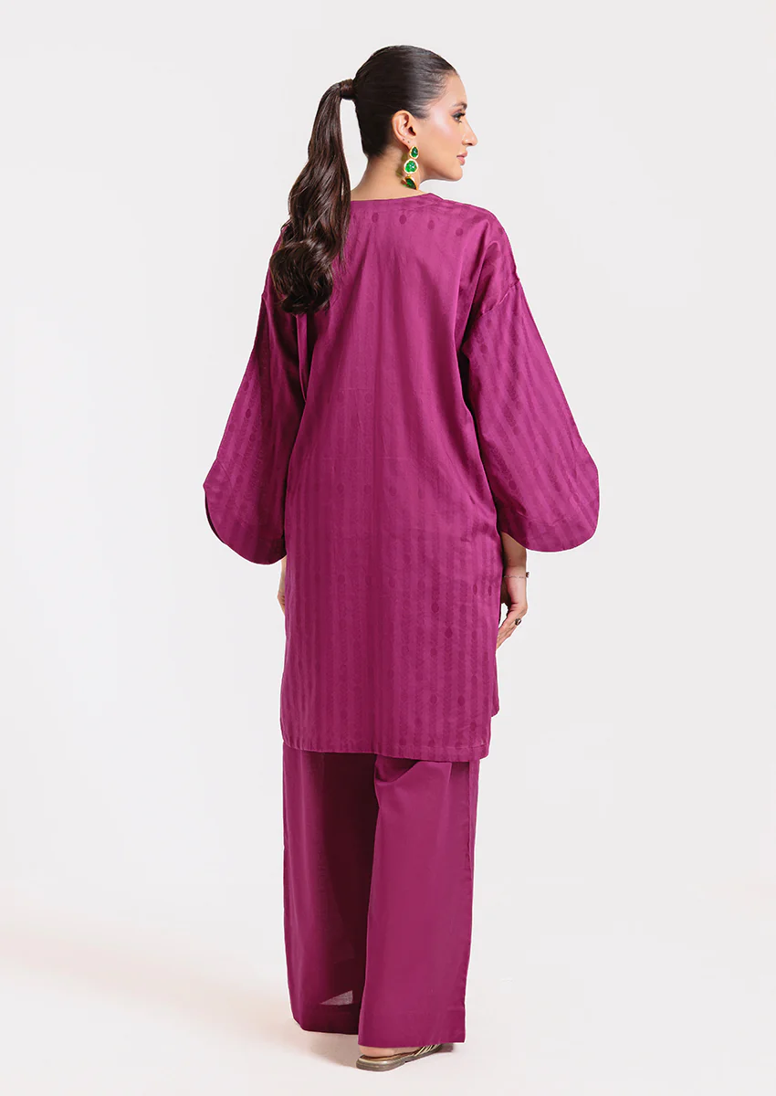Purple-Jacquard-2 Piece (WPS25SL2022) - Image 2