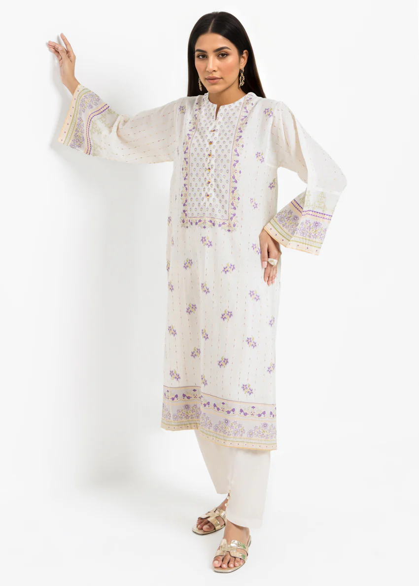 Cream-Jacquard-2 Piece (WPS25SL2060) - Image 3
