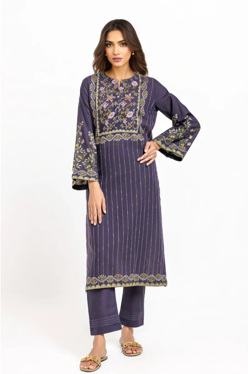Indigo-Jacquard-2 Piece (WPS25SL2061) - Image 6