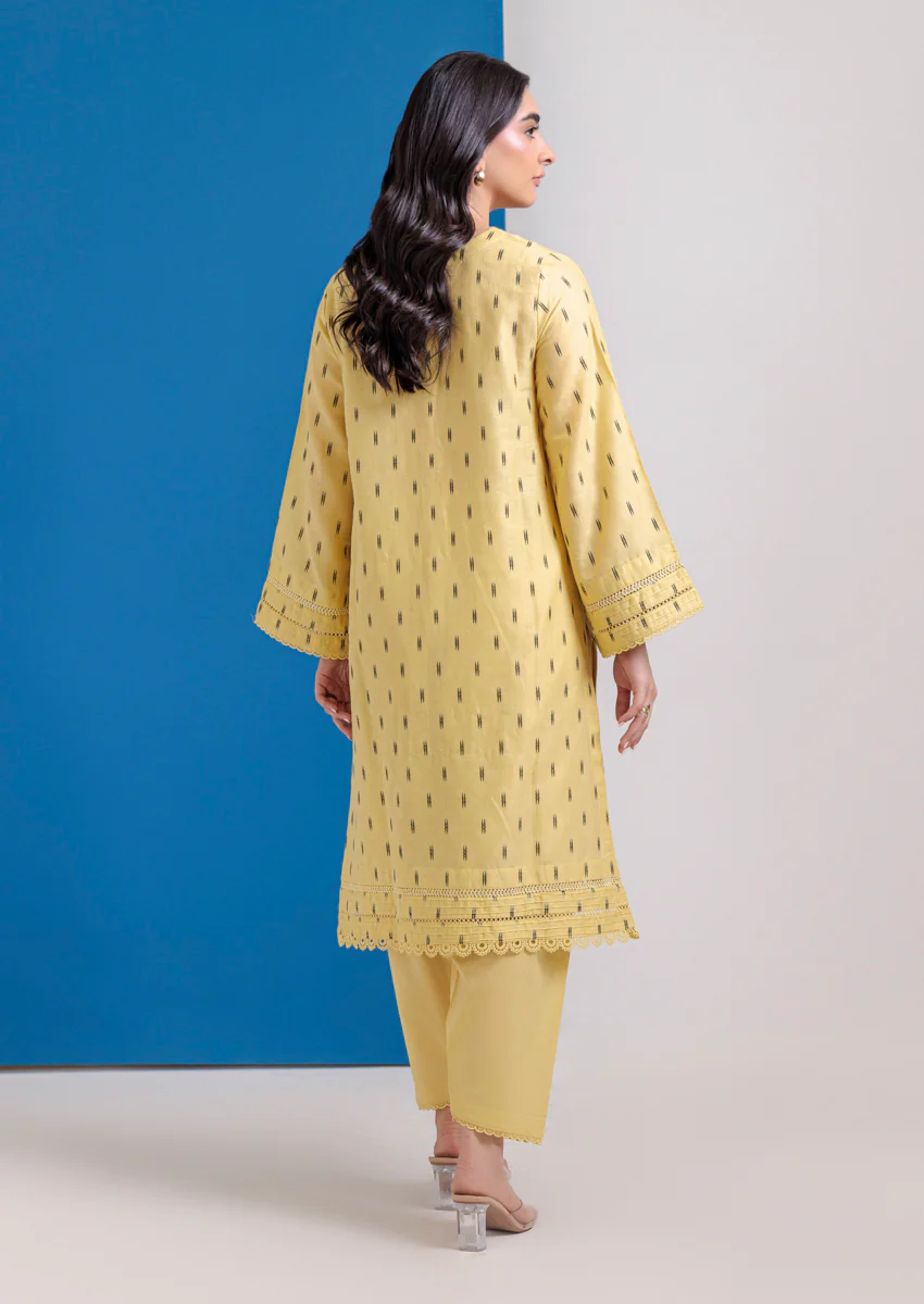 P-Yellow-Jacquard-2 Piece (WPS25SL2P022) - Image 2
