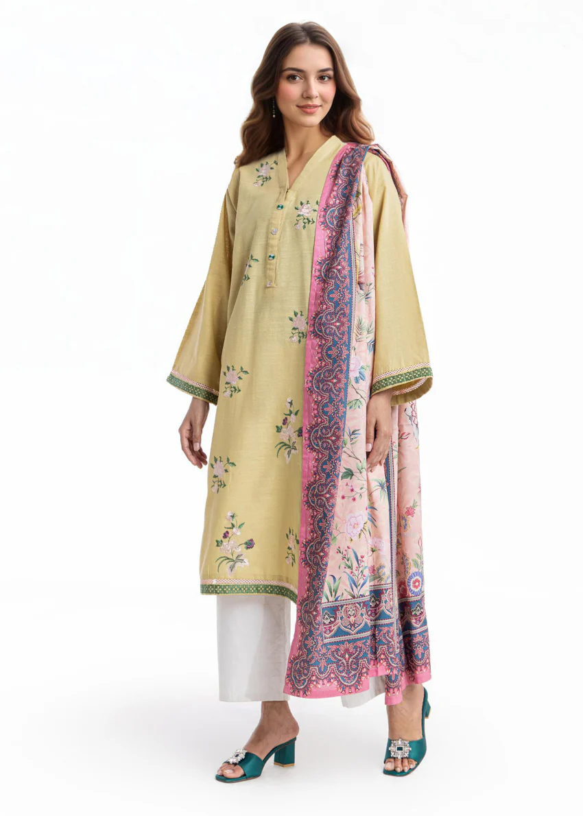 Green-Khaddar-2 Piece (WPSDSBW25B10N44) - Image 3