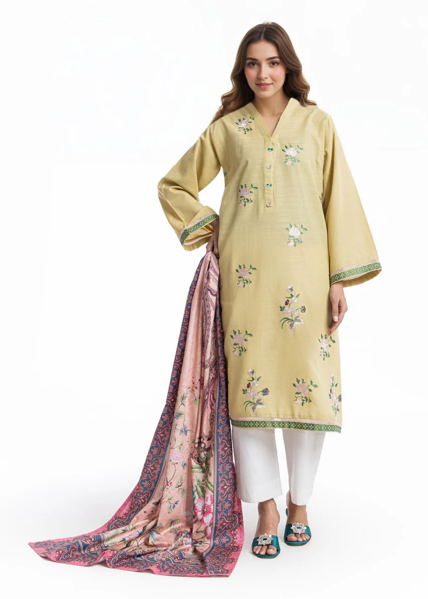 Green-Khaddar-2 Piece (WPSDSBW25B10N44) - Image 4