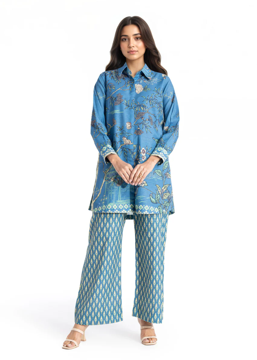 C-Blue-Khaddar-2 Piece-(WPSTPBW25HR10N4) - Image 6