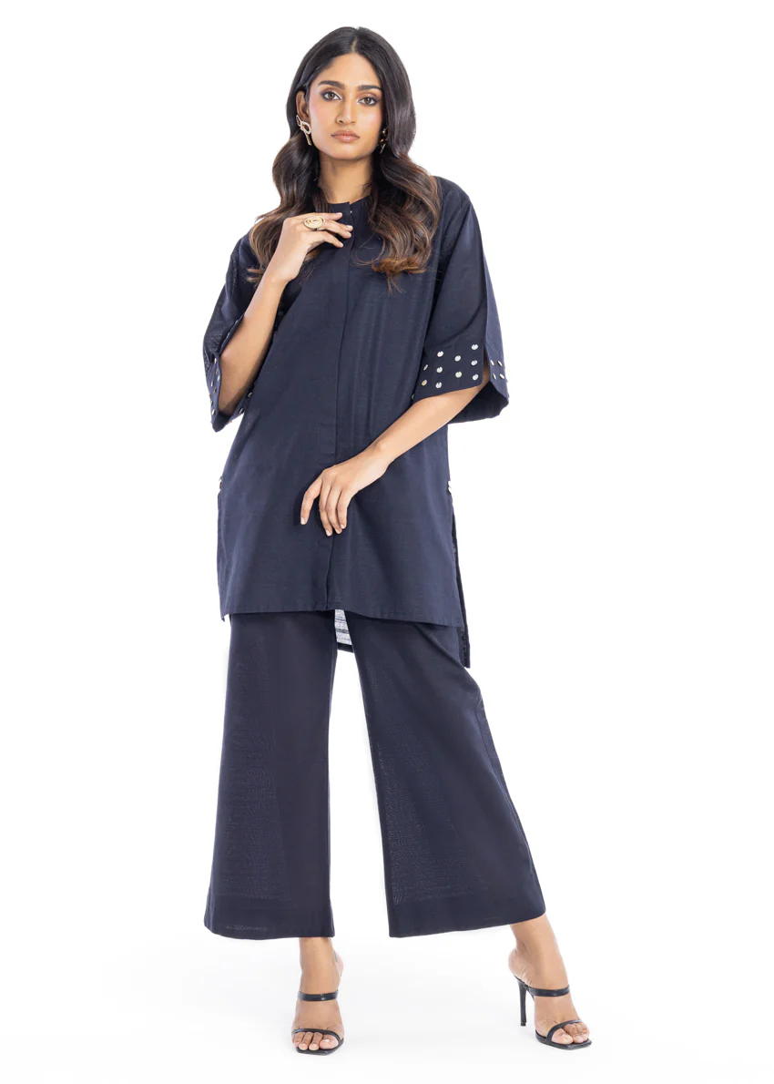 Black-Khaddar-2 Piece (WPSTSBW25HR10N18) - Image 2