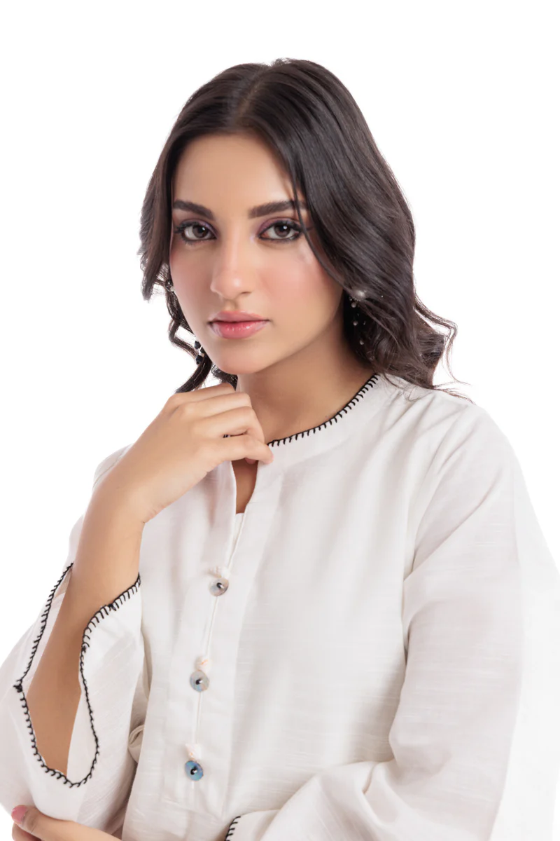 White-Khaddar-2 Piece (WPSTSBW25HR10N20) - Image 5