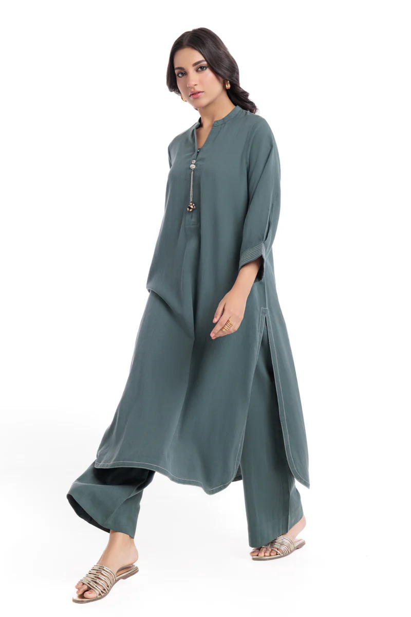 D-Green-Flannel-2 Piece (WPSTSBW25HR10N8) - Image 4