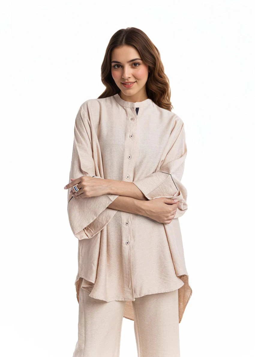 Beige-Flannel-2 Piece (WPSTSBW25HR9O7) - Image 3