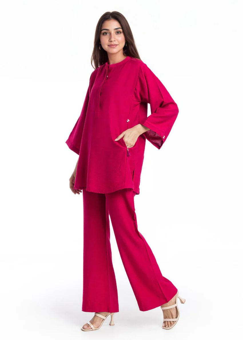 Deep-Red-Flannel-2 Piece (WPSTSBW25HR9O9) - Image 4