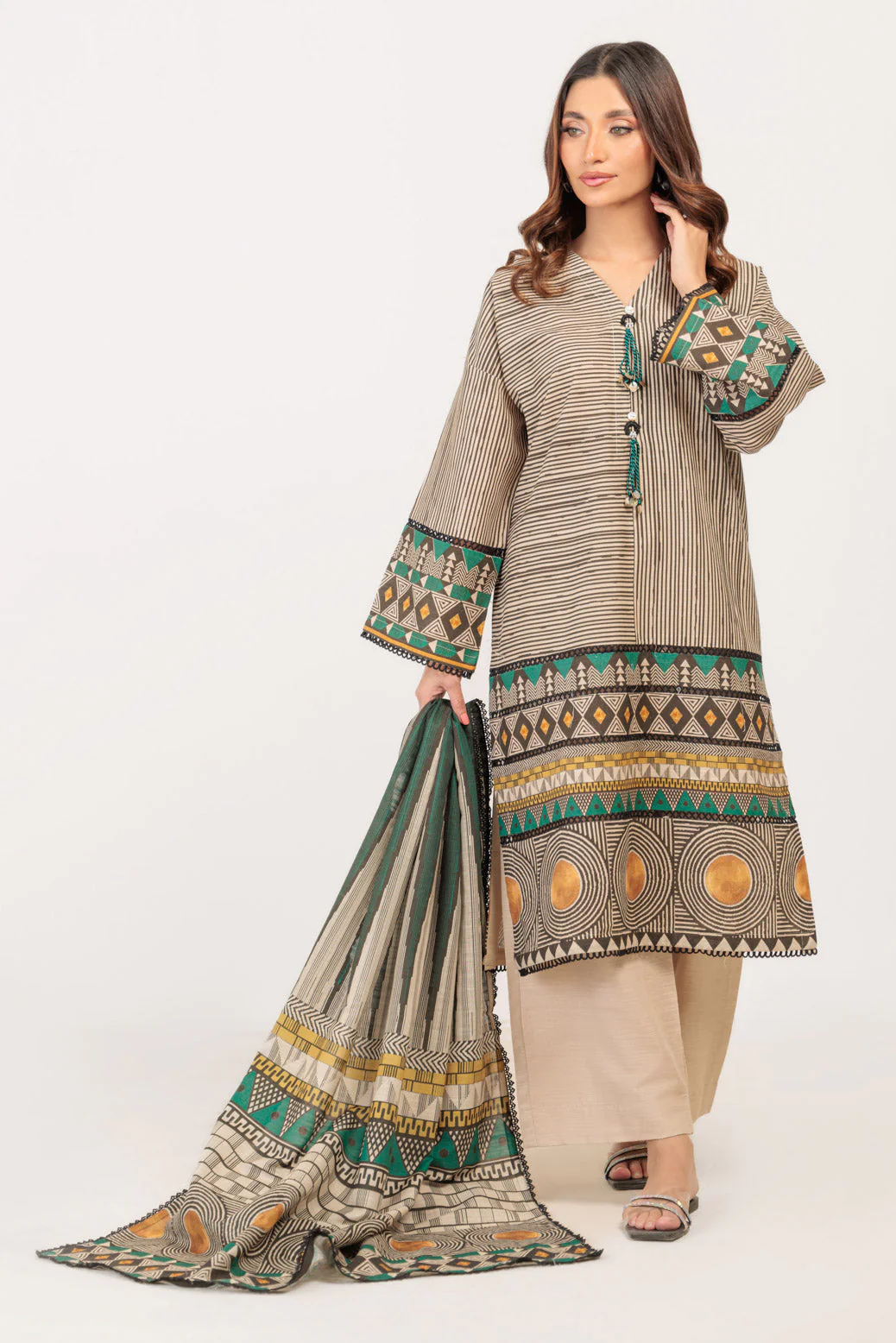 O-WHITE-KHADDAR-3 PIECE (WS1243P07) - Image 4