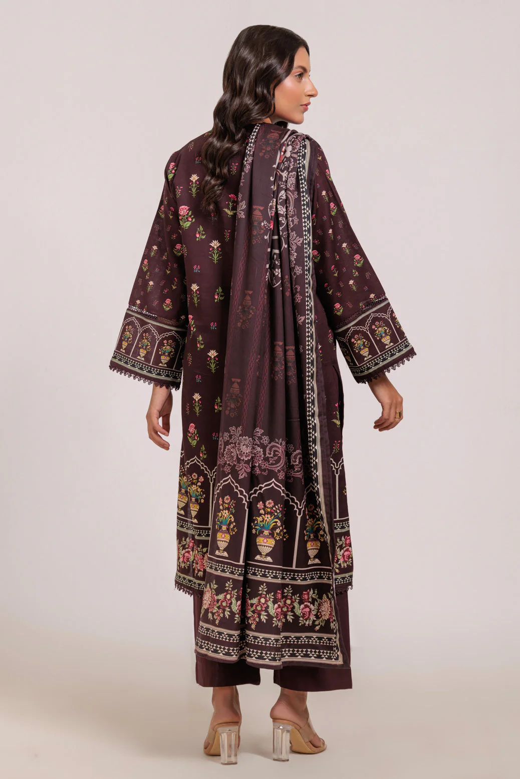 BROWN-KHADDAR-3 PIECE (WS1243P15) - Image 5