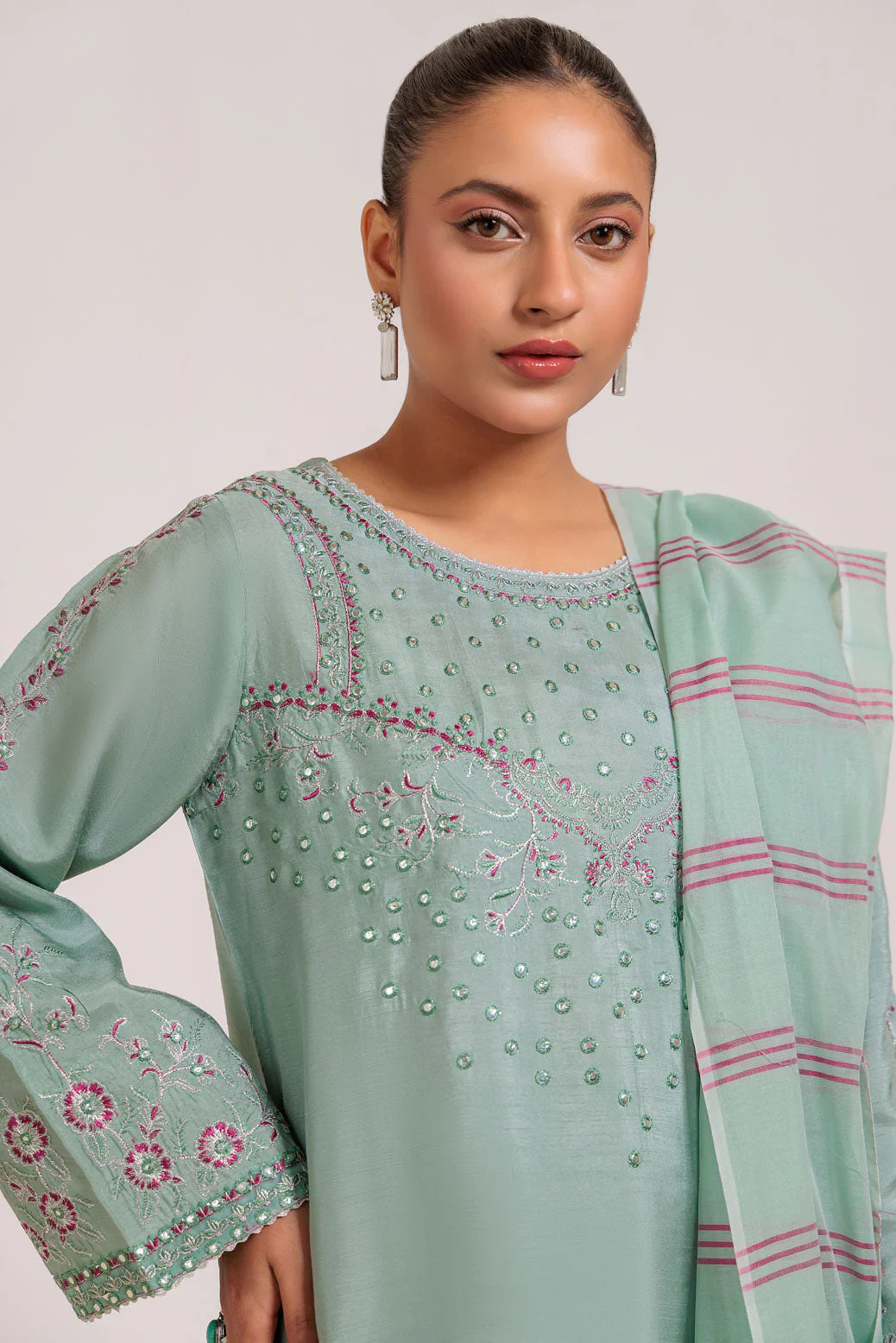 S-GREEN-SILK-3 PIECE (WS5243P07) - Image 2