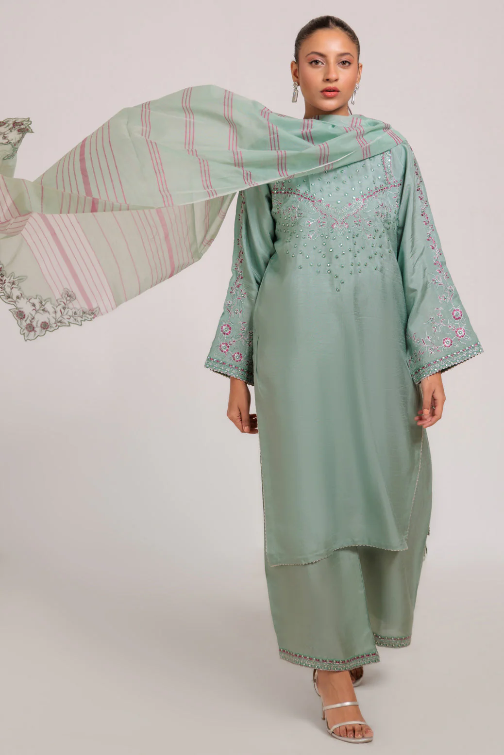 S-GREEN-SILK-3 PIECE (WS5243P07) - Image 3
