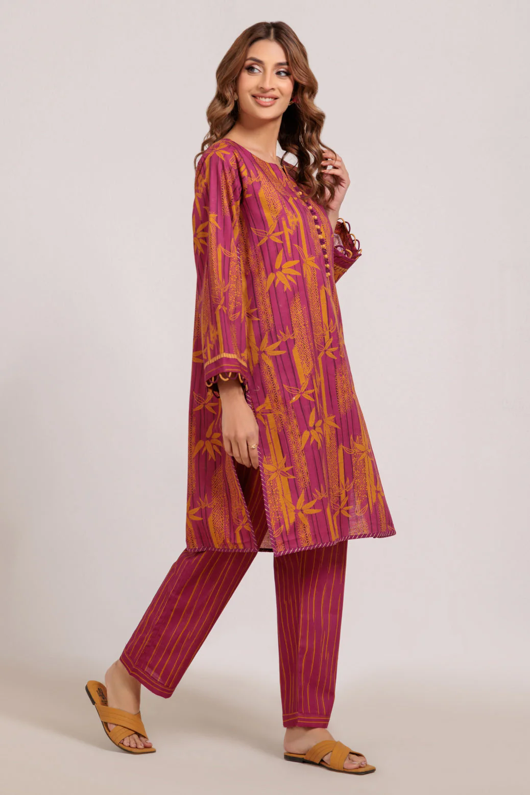PINK-KHADDAR-2 PIECE (WS6242P03) - Image 3