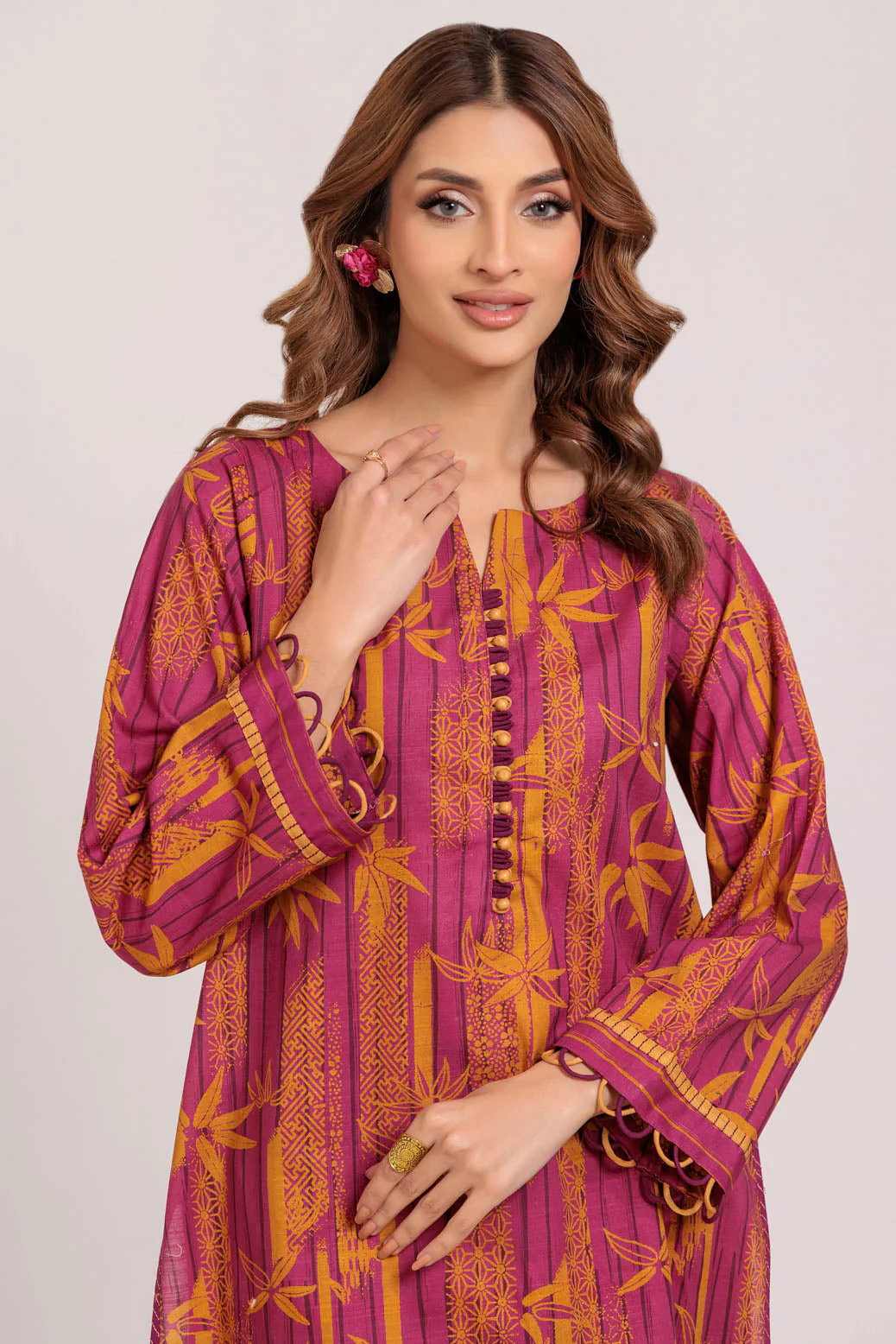 PINK-KHADDAR-2 PIECE (WS6242P03) - Image 4