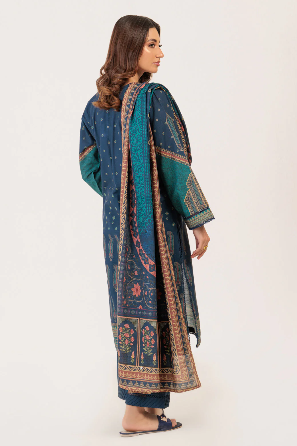 N-BLUE-KHADDAR-3 PIECE (WS6243P43) - Image 4
