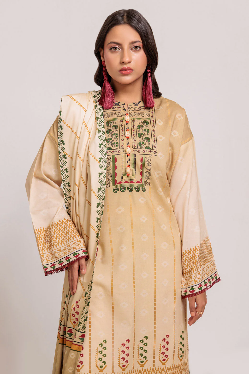 BEIGE-VISCOSE-3 PIECE (WS6243P67) - Image 4