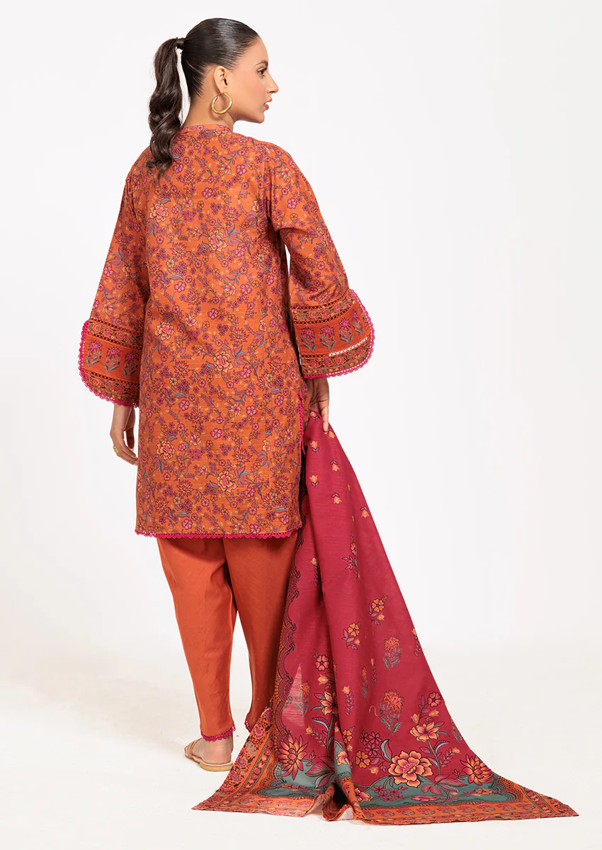 ORANGE-KHADDAR-3 PIECE (WS6243P76) - Image 2