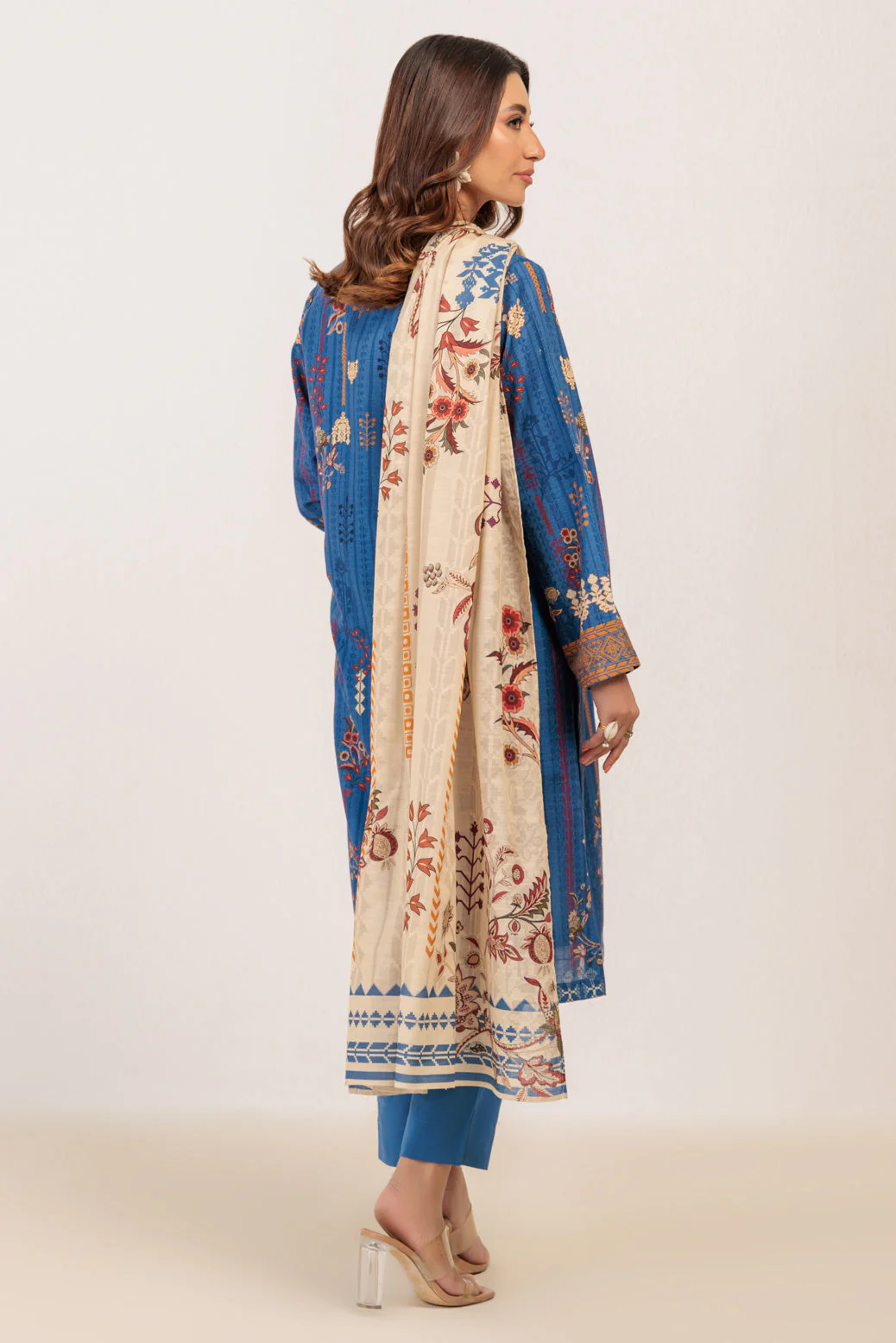 BLUE-KHADDAR-3 PIECE (WS6243P92) - Image 5