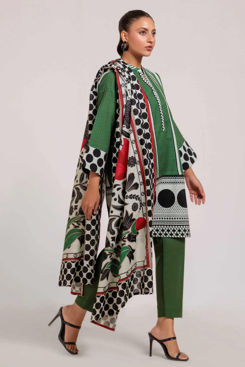 GREEN-KHADDAR-3 PIECE (WS7243P31) - Image 3
