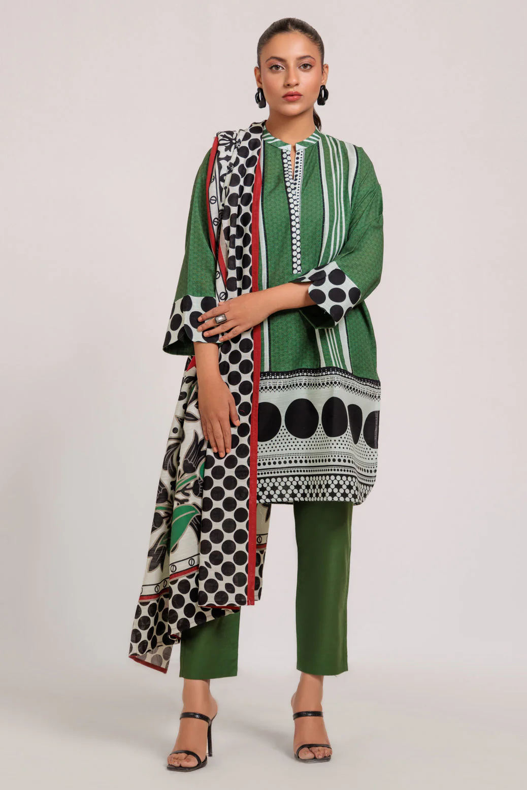 GREEN-KHADDAR-3 PIECE (WS7243P31) - Image 4