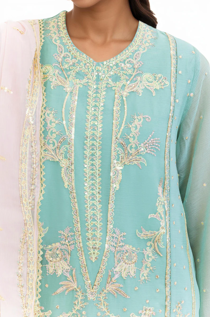 Sage-Chiffon-3 Piece (WU25FE3017P) - Image 7