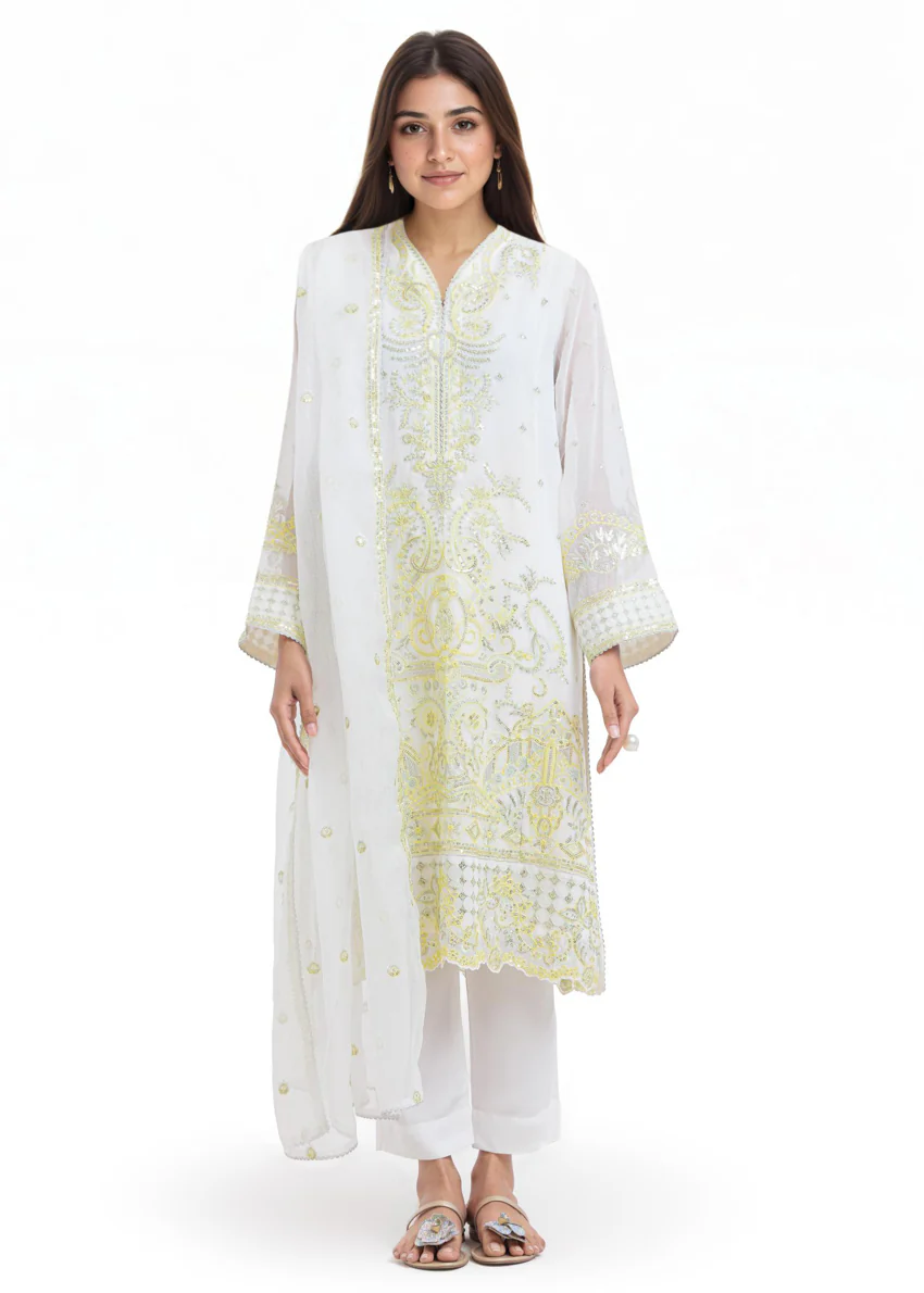 White-Chiffon-3 Piece (WU25FE3039P) - Image 2