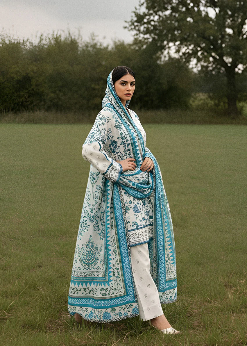 Mughal Bloom - 3 Pc (WU3PPBS25LI8S5) - Image 3